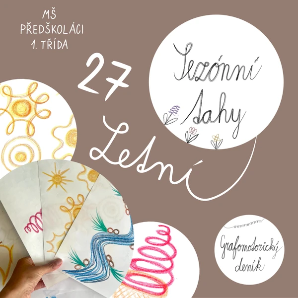 LETNÍ – Kresby s grafomotorickými prvky 1