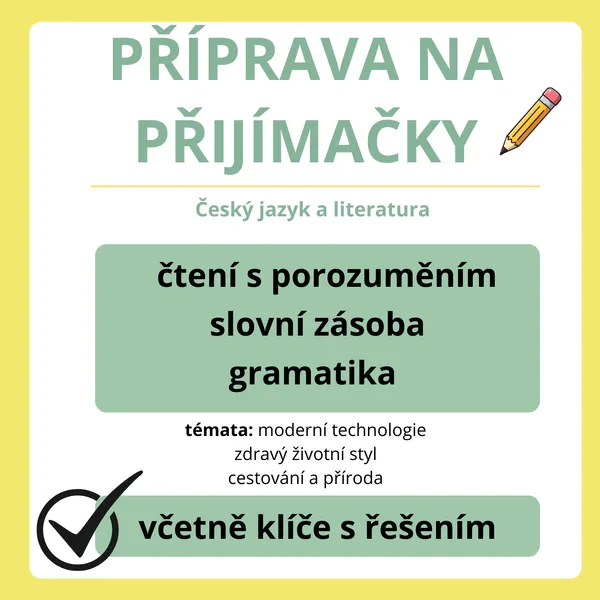 Soubor pracovních listů pro rozvoj čtenářské gramatiky a jazykového citu 1