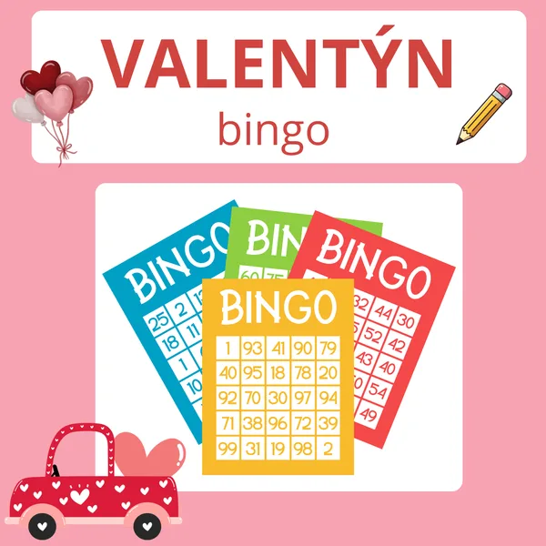 Valentýnské bingo 1