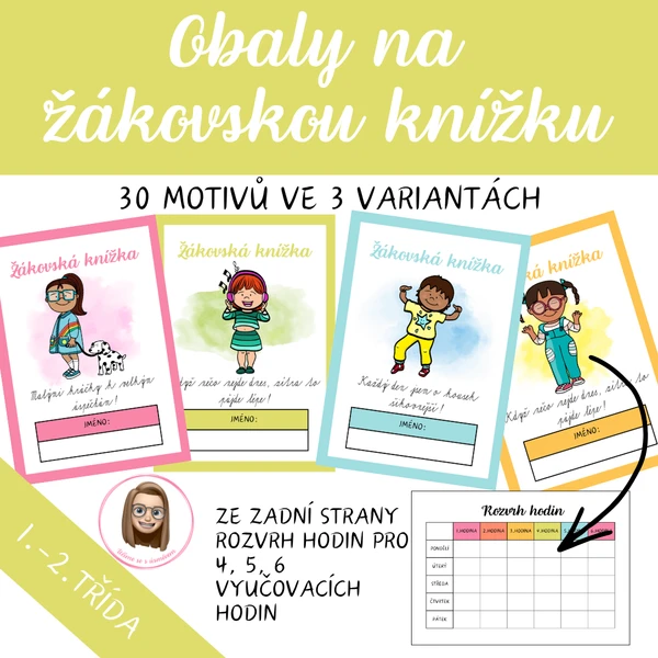 Obaly na ŽÁKOVSKOU KNÍŽKU 1