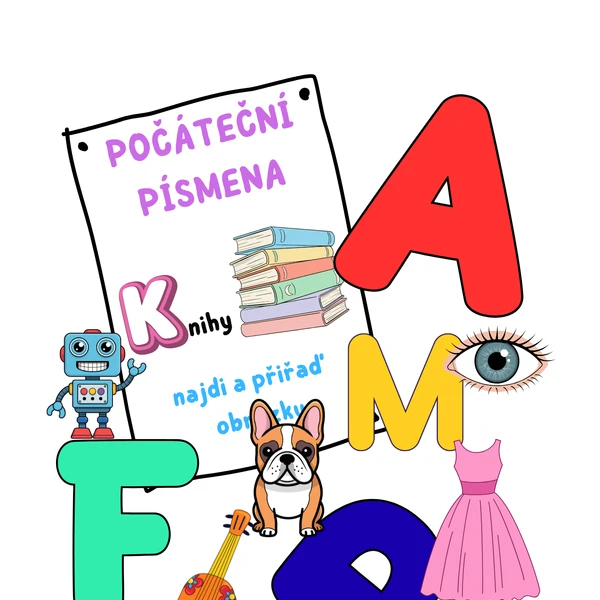 Počáteční písmena - najdi a přiřaď obrázky! 1
