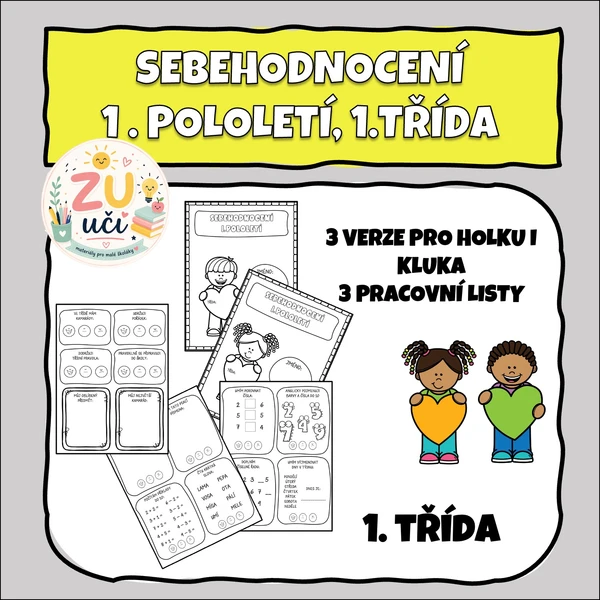 Sebehodnocení - 1.třída, 1.pololetí 1