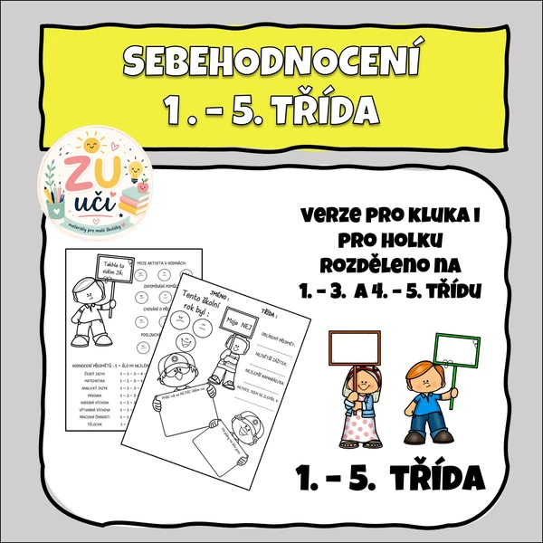 Sebehodnocení na konec školního roku 1.-5.třída 1