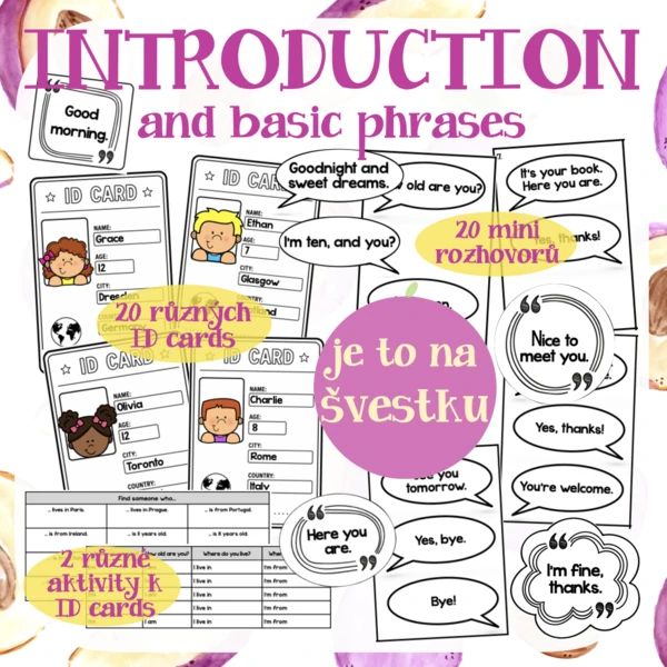 Introduction and basic phrases 1