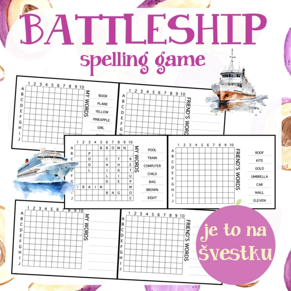 Battleship - spelling game 1