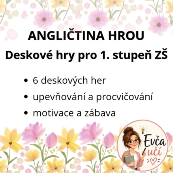 ANGLIČTINA HROU - deskové hry pro 1. stupeň 1