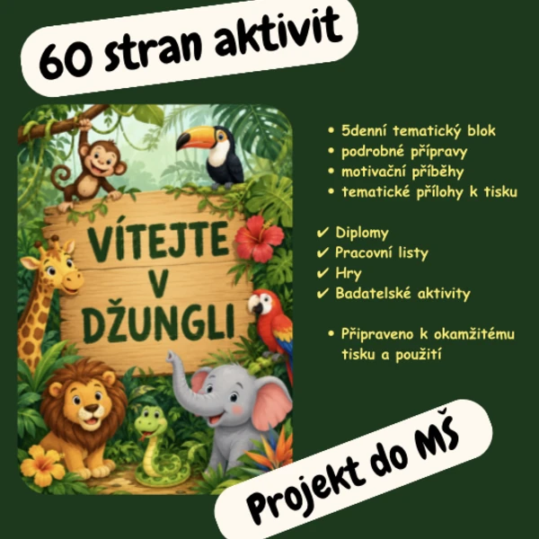 Džungle - zvířátka  1