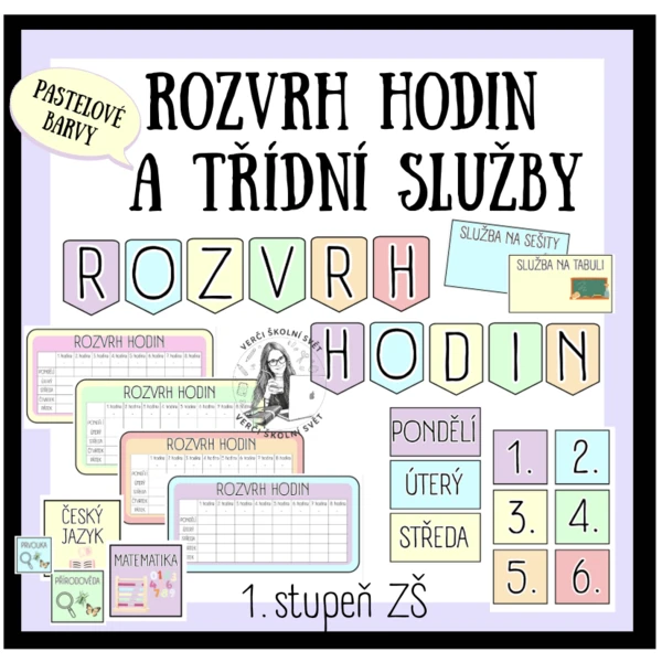 ROZVRH HODIN A TŘÍDNÍ SLUŽBY 1