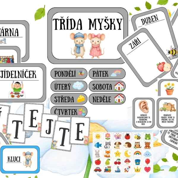 🐭MYŠKY- výzdoba třídy🐭 1