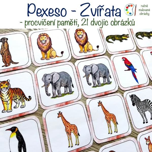 Pexeso - Zvířata 1