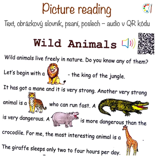 Picture reading - Wild Animals 1