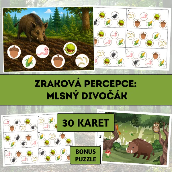 Zraková percepce: Mlsný divočák 1