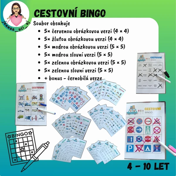 Cestovní bingo 1