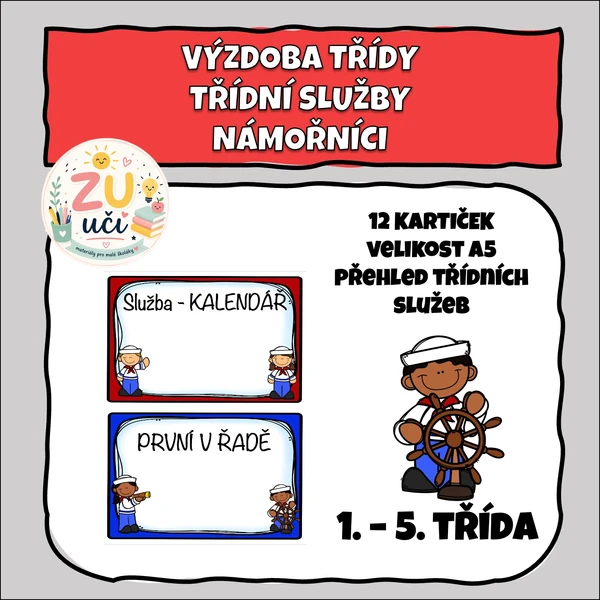 Výzdoba třídy - Služby - Námořníci 1