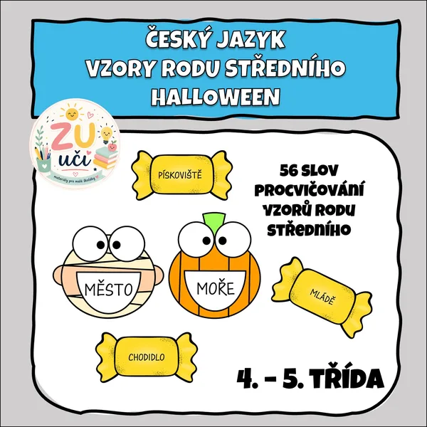 Vzory rodu středního - Halloweenské příšery 1
