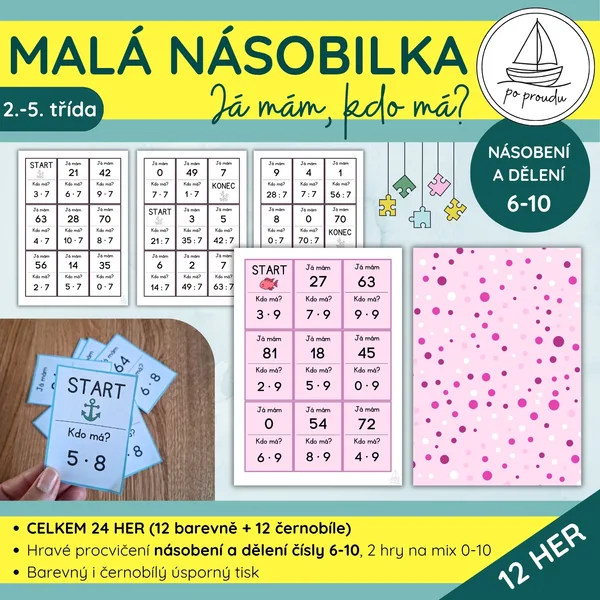 Malá násobilka (6-10) | Já mám, kdo má? 1