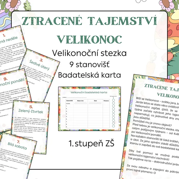 Velikonoční stezka: Ztracené tajemství Velikonoc (1. stupeň) 1