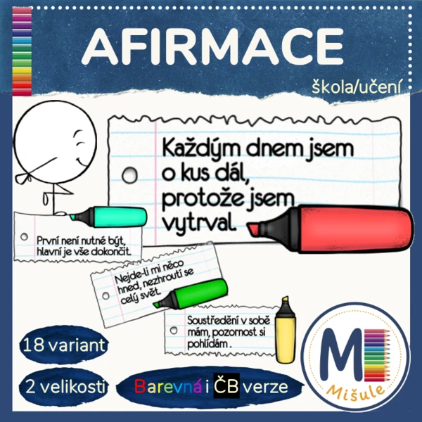 Afirmace - škola, učení,... 1