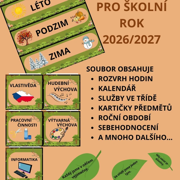 Les - výzdoba třídy 1