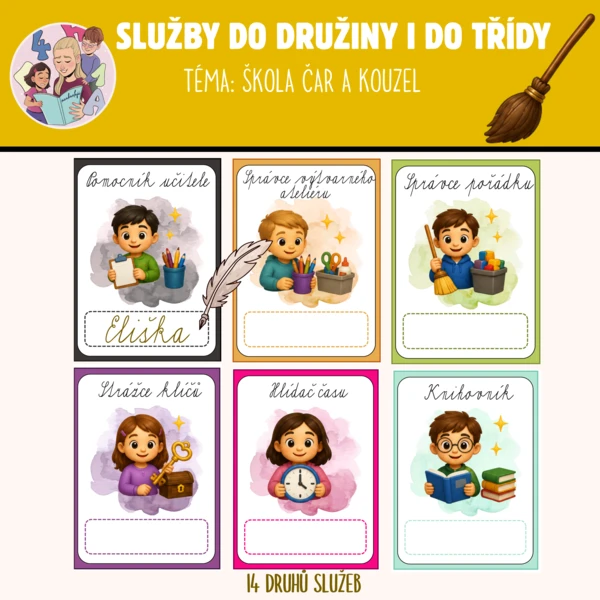 TŘÍDNÍ SAMOSPRÁVA - Služby do družiny i do třídy 1