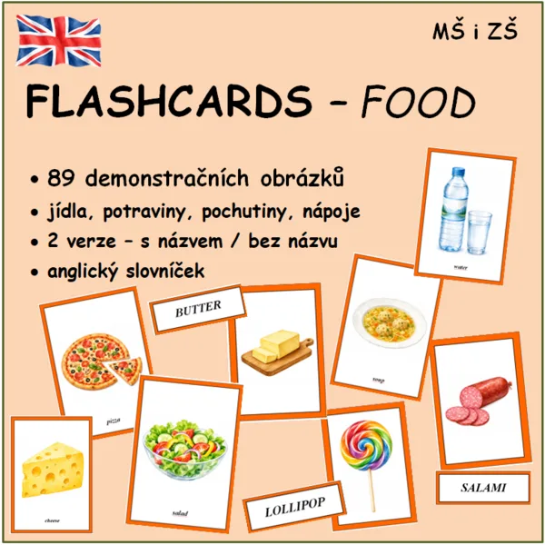 FLASHCARDS - food 1
