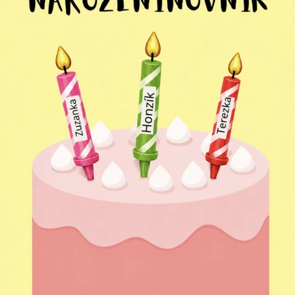 Narozeninovník - dort 1