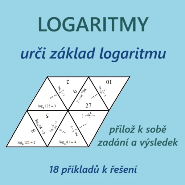 LOGARITMY – urči základ logaritmu 1