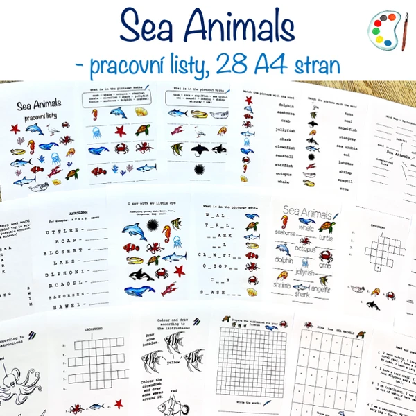 Sea Animals - pracovní listy 1