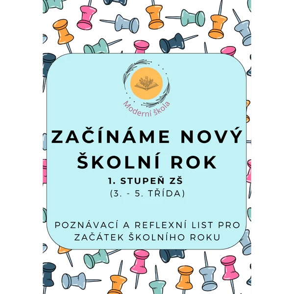 Začínáme nový školní rok - 1. stupeň ZŠ, 3. - 5. třída 1