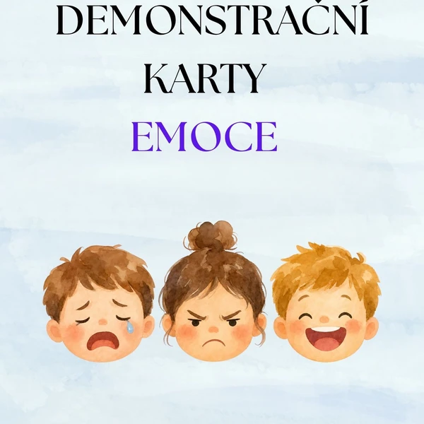 Demonstrační karty - Emoce 1