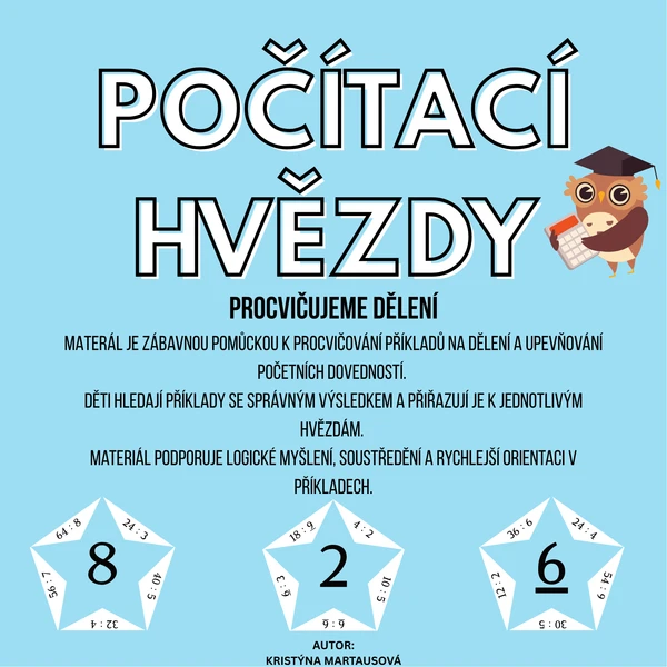 ⭐ Počítací hvězdy – Hravé procvičování dělení ⭐ 1