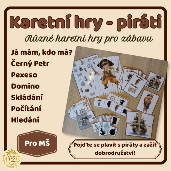 Karetní hry - piráti 1