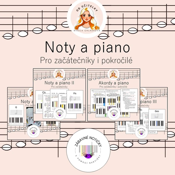 Noty a piano pro začátečníky i pokročilé 1