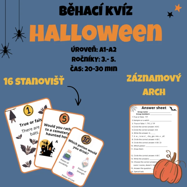 Běhací kvíz - Halloween 1