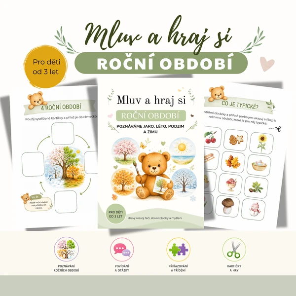Mluv a hraj si – Roční období | Hravé aktivity pro MŠ 1