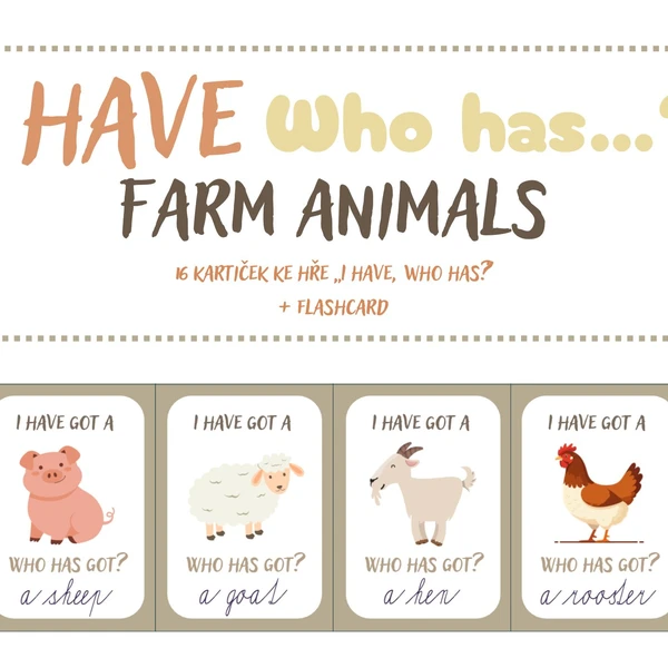 I have, who has? - Farm animals 1