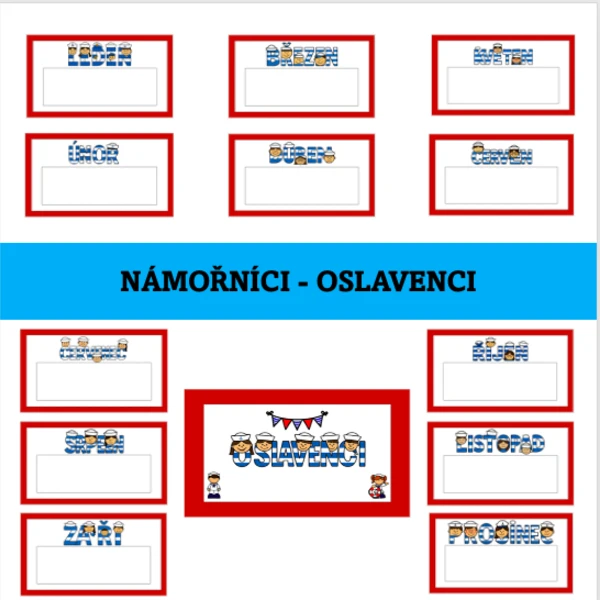 Námořníci - oslavenci, narozeniny 1