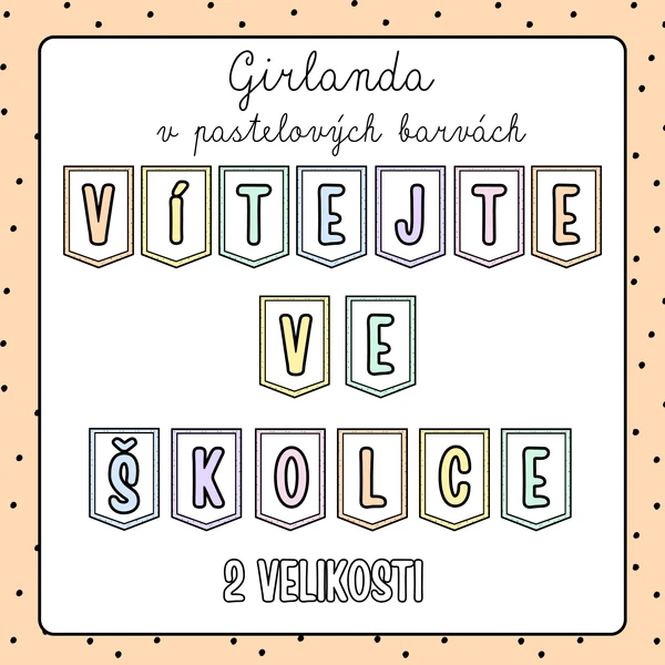 Pastelová girlanda 1