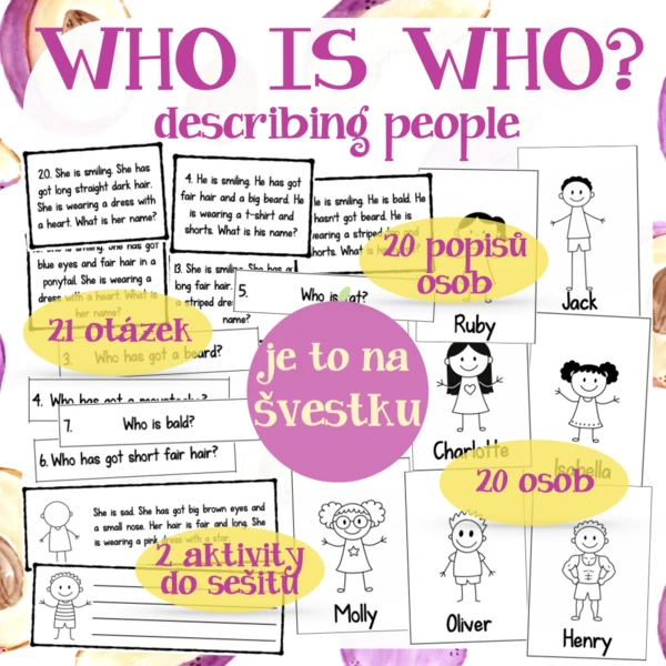Who is who? - popis osob 1