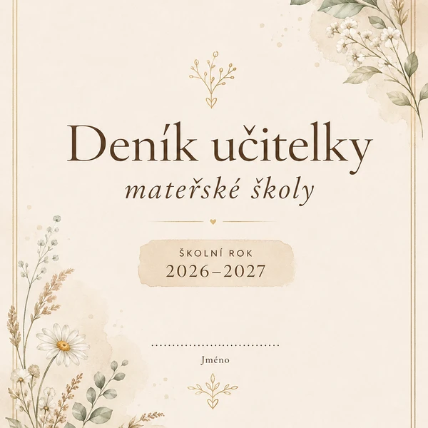 Deník učitelky mateřské školy 2026/2027 1