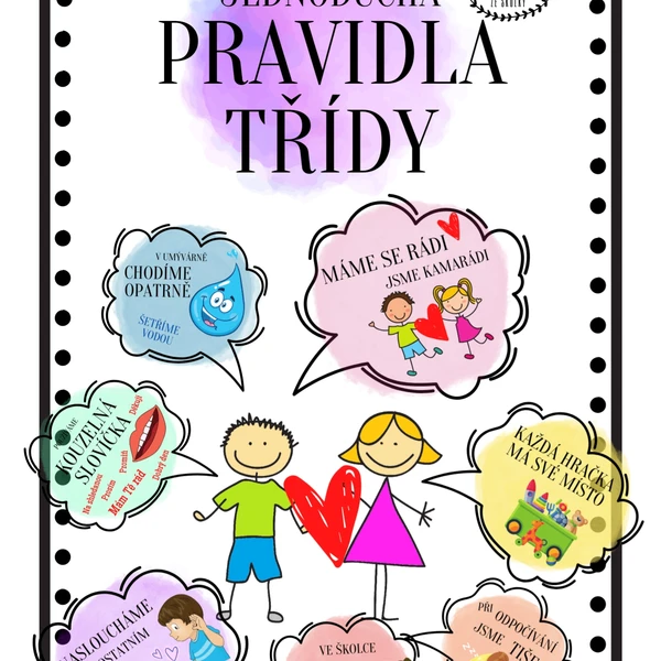 PRAVIDLA TŘÍDY 1