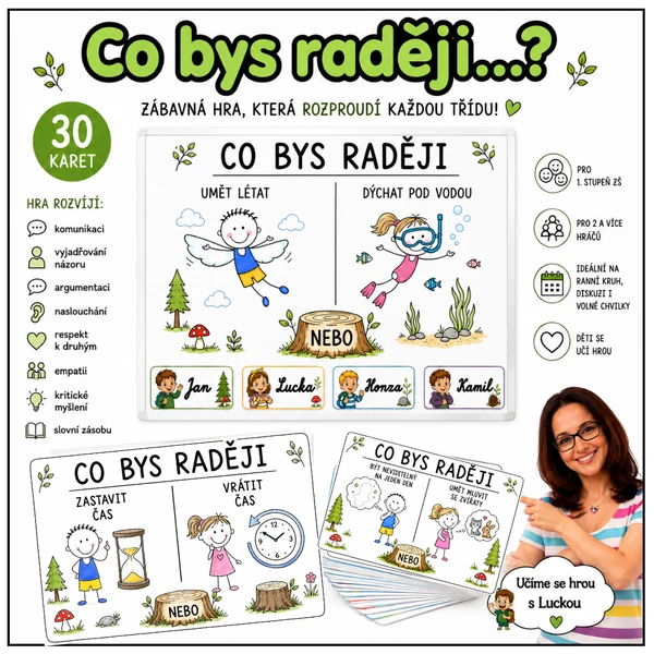 Co bys raději? – 30+ karet k diskuzi a zamyšlení 1