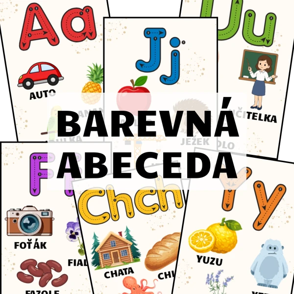 Barevná abeceda - výdoba třídy 1