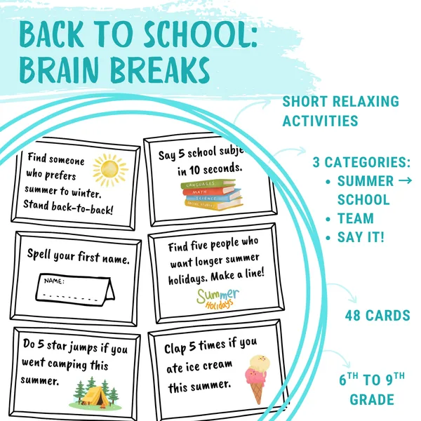 Back to school: Brain breaks 1