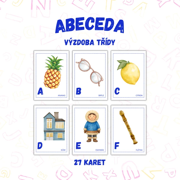 ABECEDA - výzdoba třídy 1