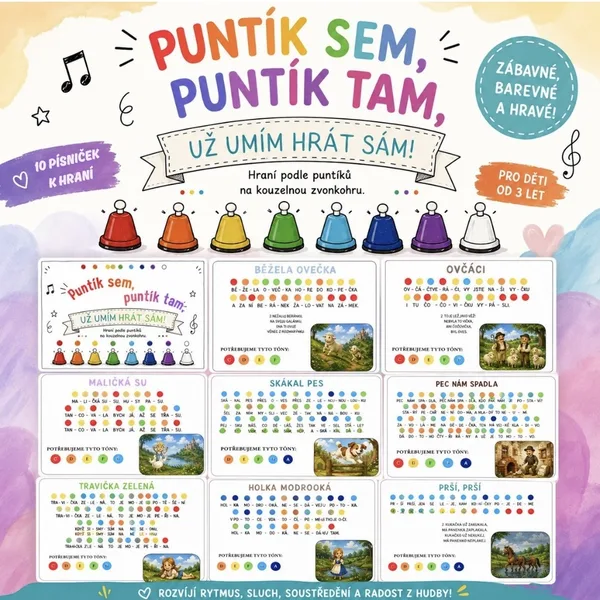 🎵Puntík sem, puntík tam, už umím hrát sám!🎵 1