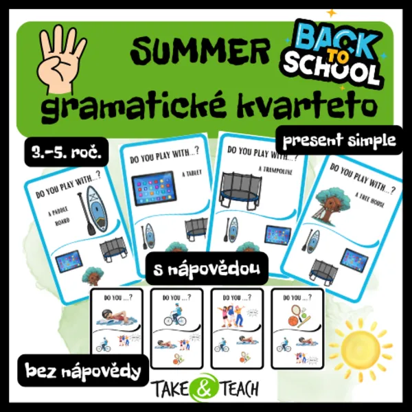 BACK TO SCHOOL - SUMMER - HRA KVARTETO - PRESENT SIMPLE 1