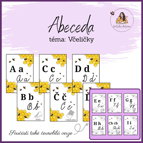 Abeceda - téma včeličky 1