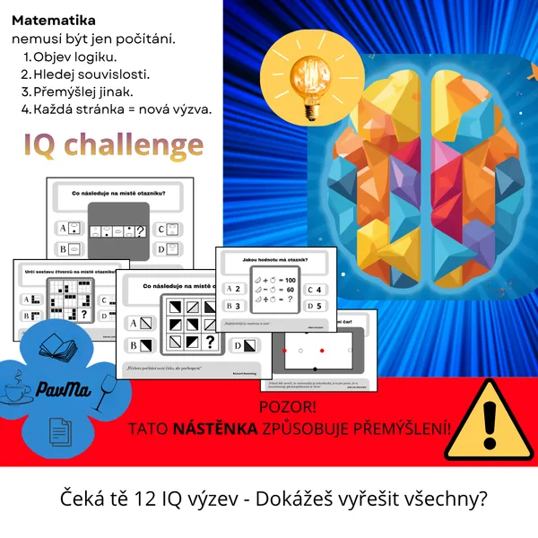 IQ matematická nástěnka – Logické výzvy pro chytré hlavy 1