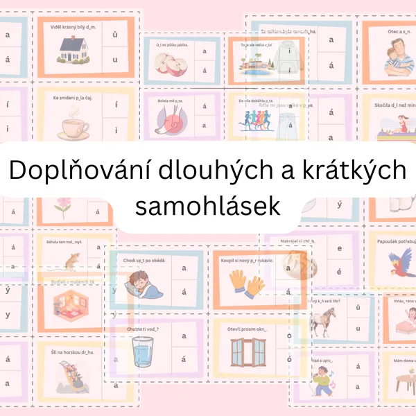 Procvičování délky samohlásek 1